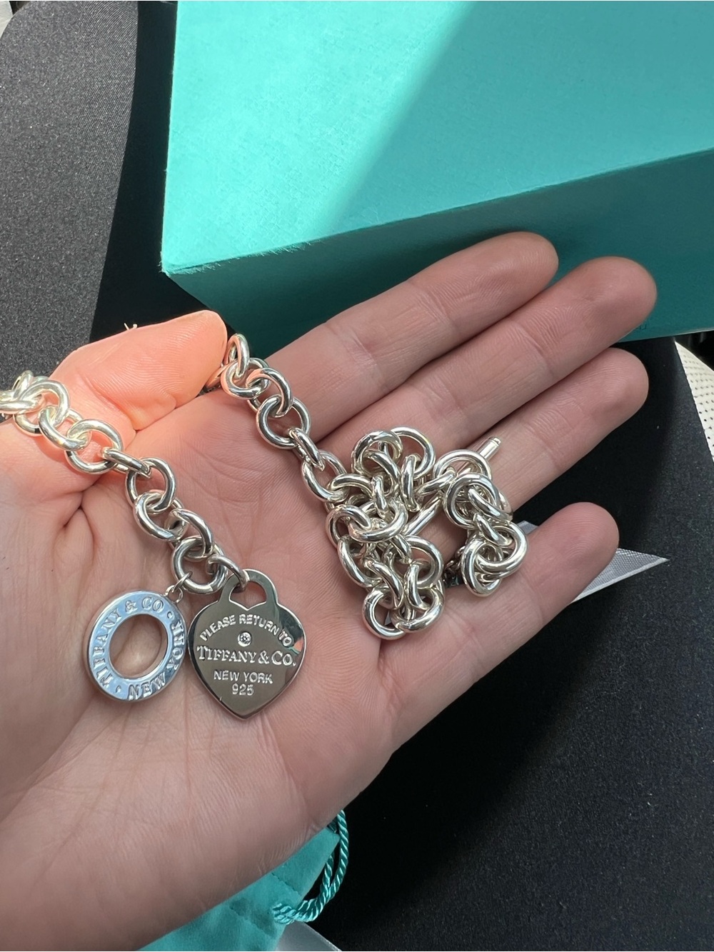 Tiffany & Co. toggle necklace